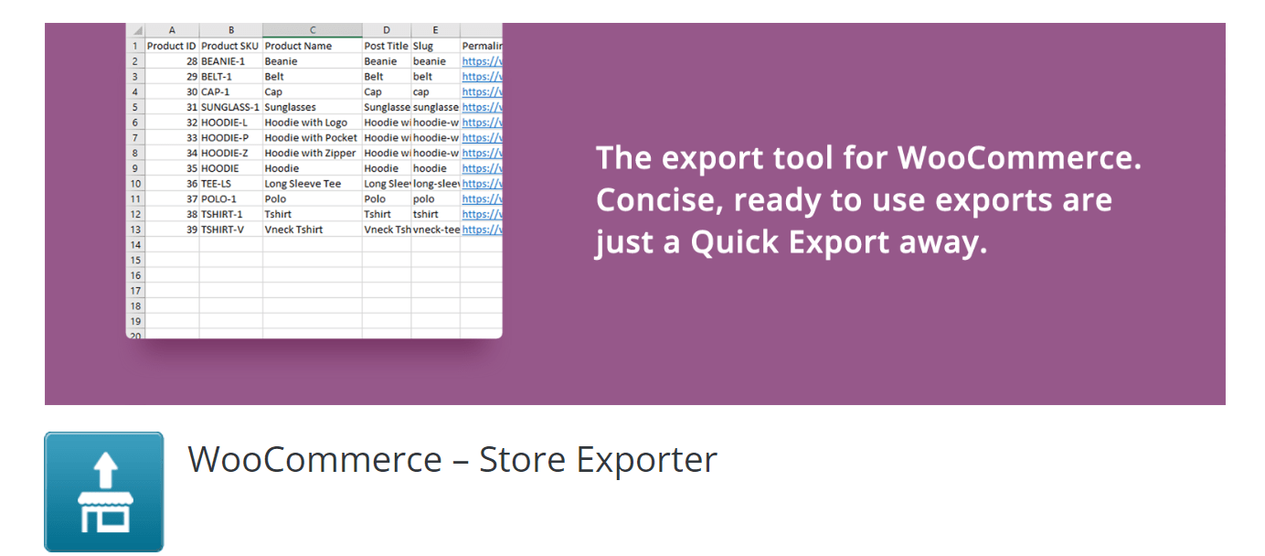 افزونه  WooCommerce – Store Exporter